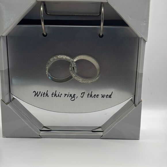 Silver Wedding Ring Holder - Picture 3 of 6